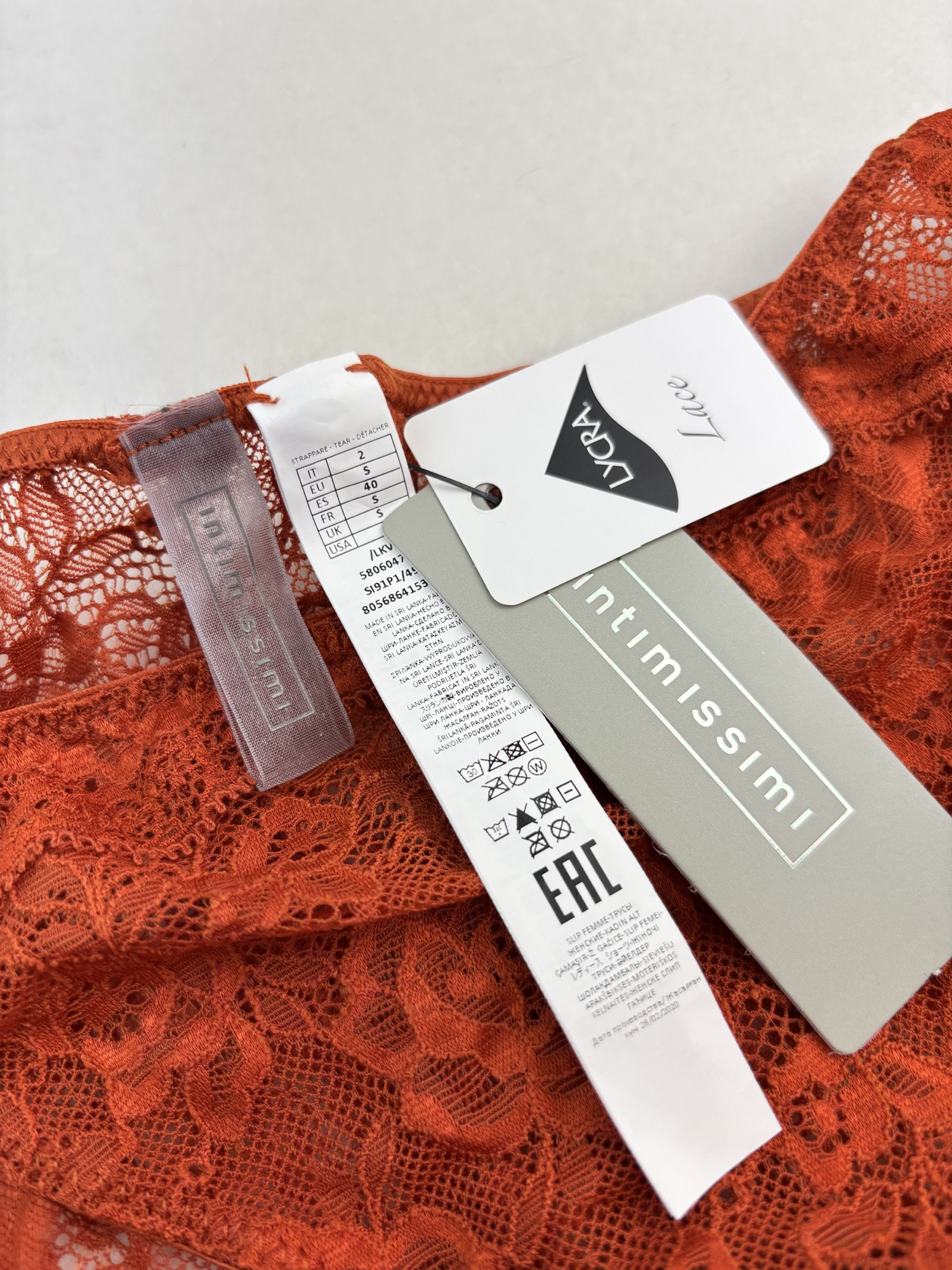 Intimissimi Lyra Lace – koronkowe figi Spicy Orange - obrazek 8