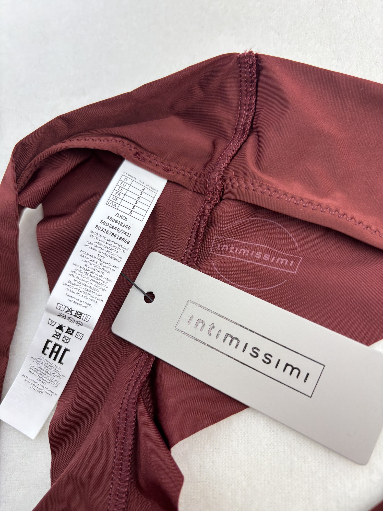 Intimissimi Romantic Life – brazyliany Dark Red - obrazek 7